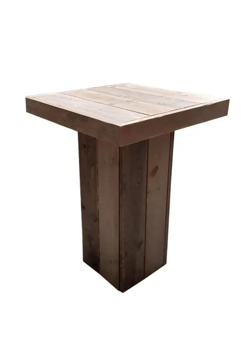 Statafel van oud steigerhout